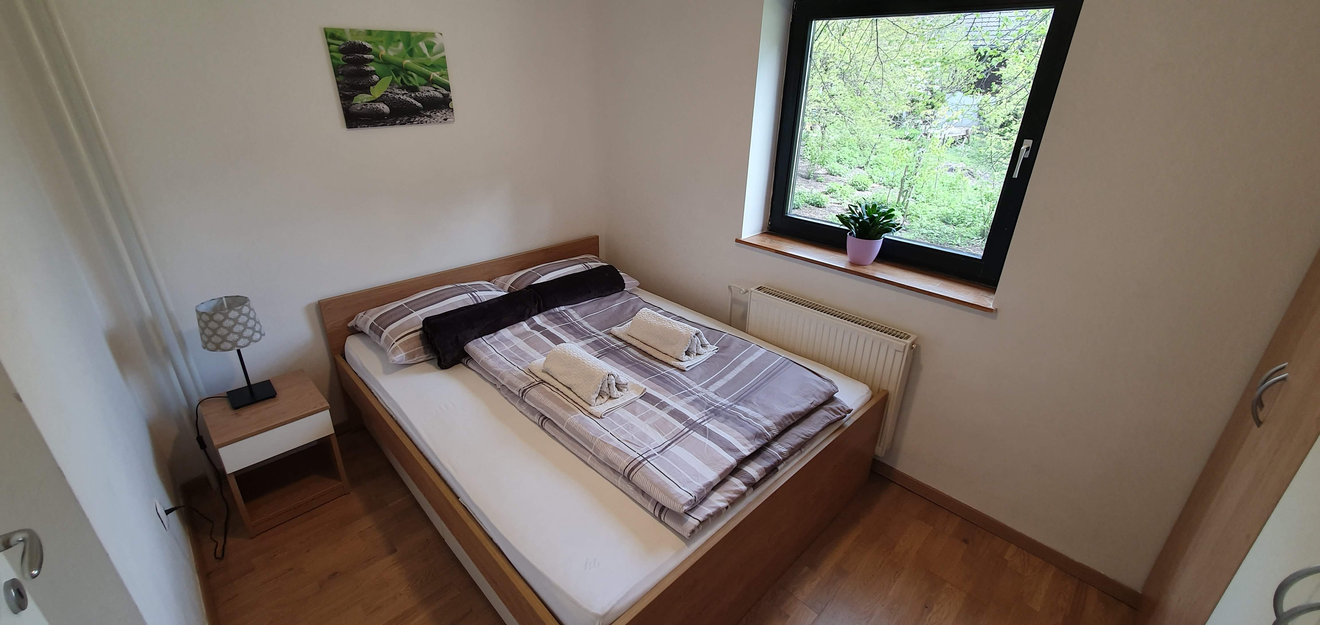 Main bedroom with double bed